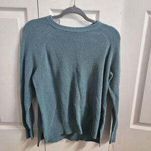 Eddie Bauer Women's Scoopneck Sweater in Teal